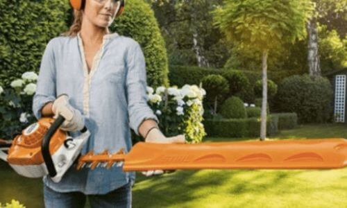 Stihl HS-81 R thermal hedge trimmer full test